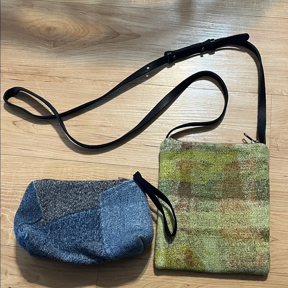 Stylish Patchwork Crossbody Bag Set - image 1